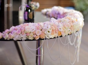 Декор для стола жениха и невесты Декор для стола жениха и невесты