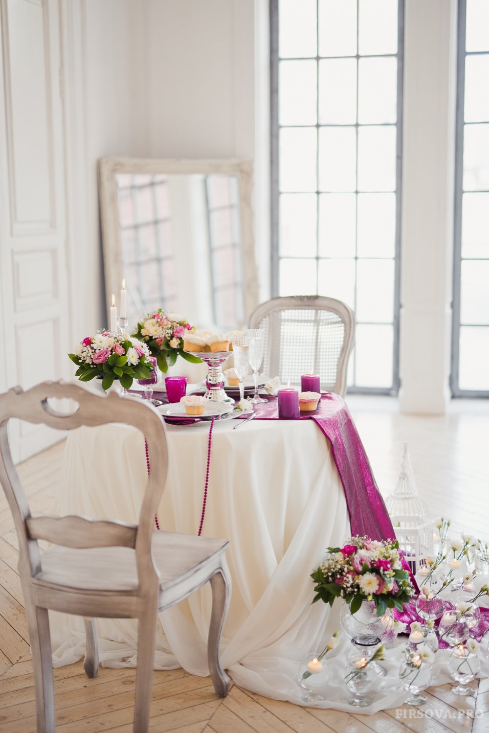 оформление стола для молодожен на свадебную фотосессию