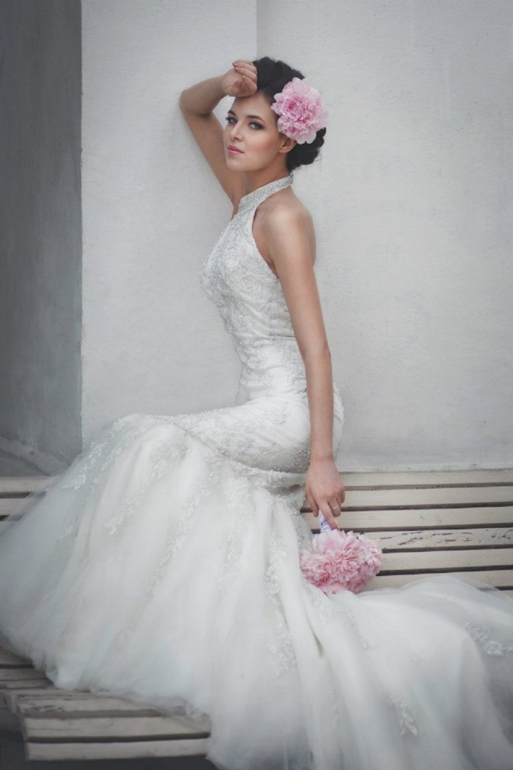 Прическа, визаж невесты - стилист Лариса Костина