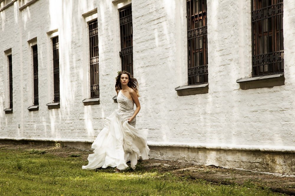 Свадебное платье "ветер"