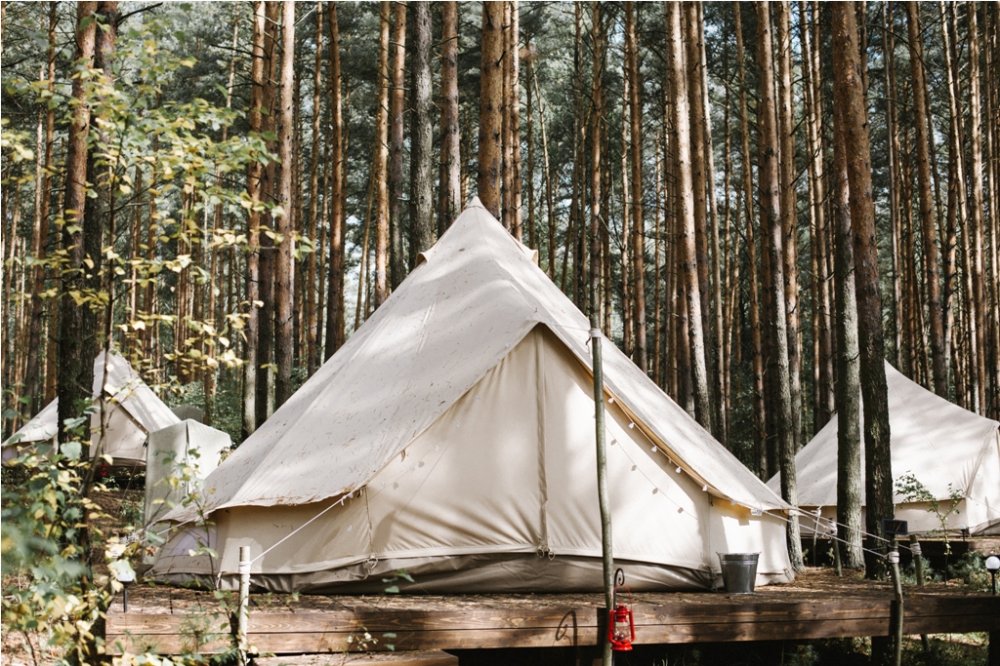 Комфортабельные палатки в Лес и Море.