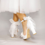 Выше только звезды: Свадебные туфли на платформе для модных невест