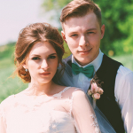 Свадьба в стиле эко-рустик с бирюзовыми акцентами: Александр и Алёна