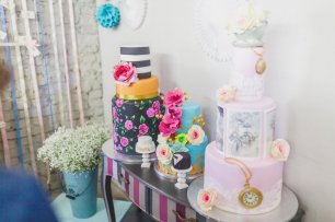 Яркие торты на свадьбу