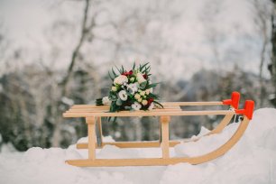 Санки в зимнюю пору