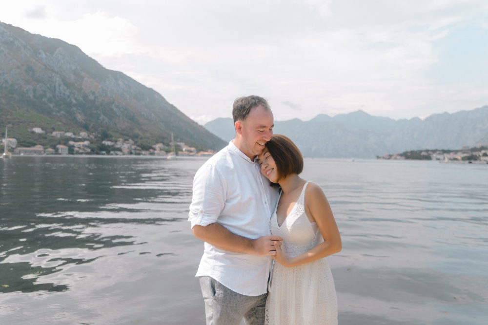 The groom is an Australian, a bride from Singapore, but they decided to do a wedding photo session in incredible Montenegro.