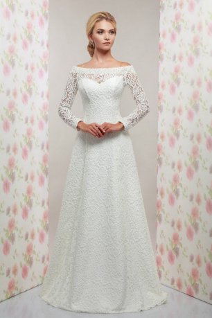Свадебное платье из коллекции 2016 "Счастливый день" бренда Lileya