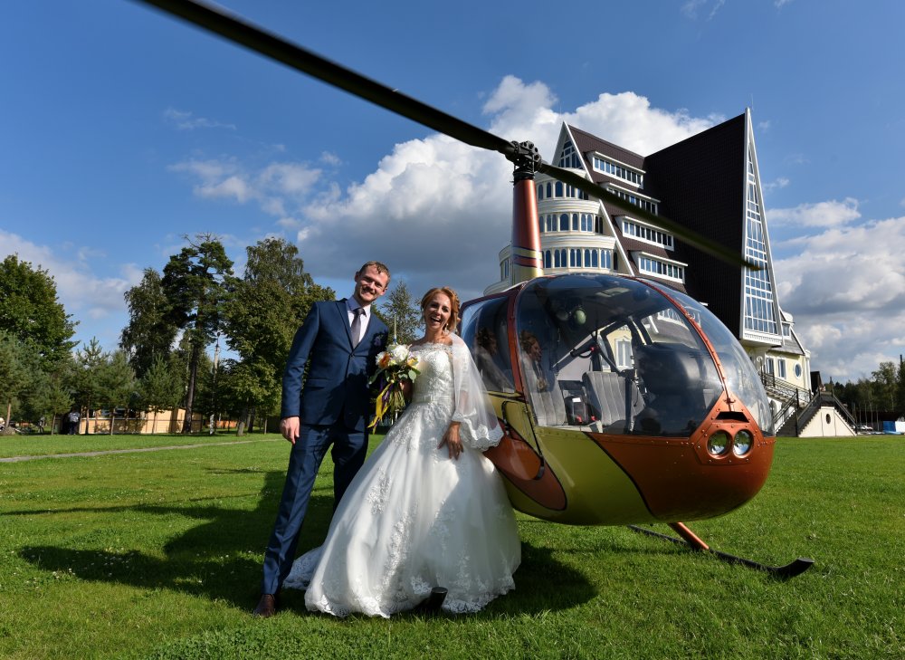 Вертолёт на свадьбу