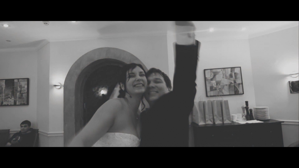 Скриншот из свадебного фильма