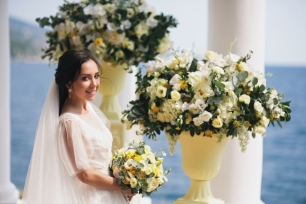 Нежная невеста Анечка и свадьба её мечты в лимонных оттенках