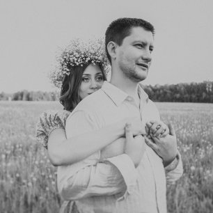 Фотосессия love story на природе: Саша и Даша