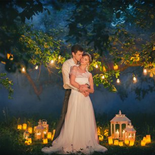 Волшебный ужин. Свадебная фотосессия Дмитрия и Анастасии