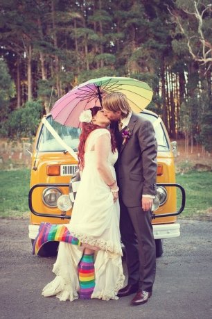 Декор для свадьбы в дождь